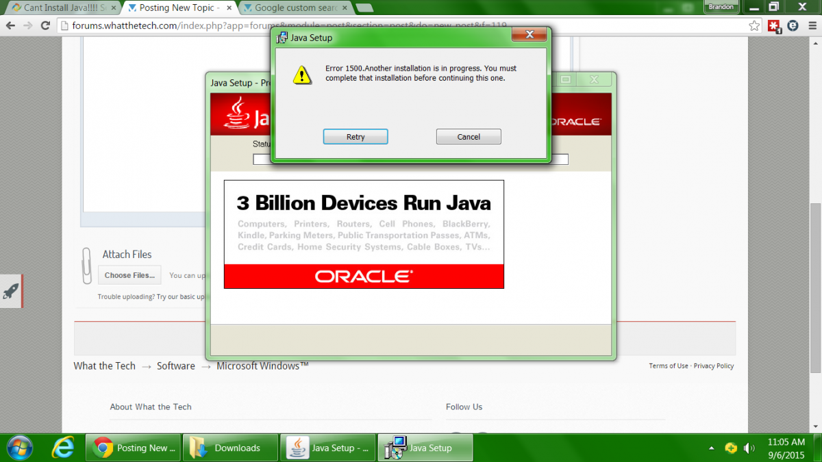 install4j error java